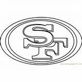 49ers Rams Angeles Coloringpages101 sketch template