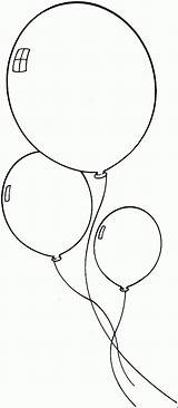 Luftballons Luftballon Kinderbilder Malvorlagen Ausdrucken sketch template