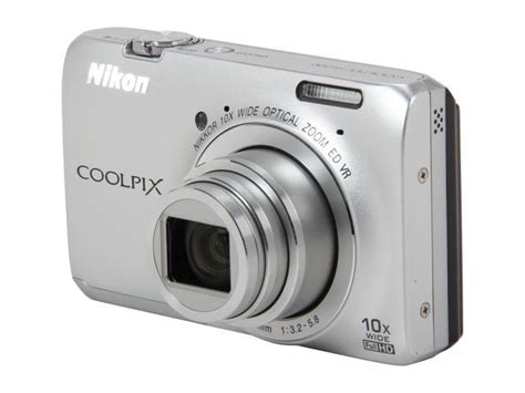 nikon coolpix  silver mp  optical zoom mm wide angle digital camera hdtv output