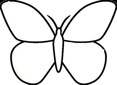 simple butterfly coloring pages butterflies coloring pages