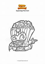 Superzings Pow Supercolored Frido sketch template