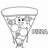 Pizza Coloring Pages Toppings Hut Colouring Sheets Printable Cheese Getdrawings Getcolorings Color sketch template