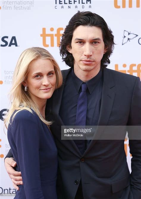 Joanne Tucker And Adam Driver Attending The While Were