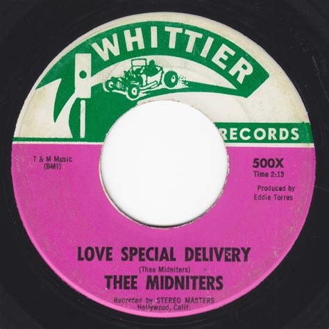 thee midniters love special delivery dont   releases discogs