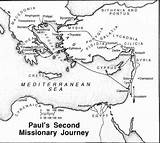 Paul Missionary Map Journeys Journey Bible Coloring Second Kids Pauls Pages School Sunday Maps Below First Also Printable Crafts Blank sketch template