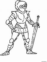 Chevalier Dessin Coloriage Armure Epee Imprimer Colorier Chevaliers Dessiner Coloriages Playmobil sketch template