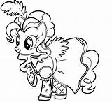 Pony Little Coloring Pages Outline Pie Drawing Pinkie Mlp Moon Nightmare Kids Friendship Color Fim Girls Printable Getcolorings Equestria Magic sketch template