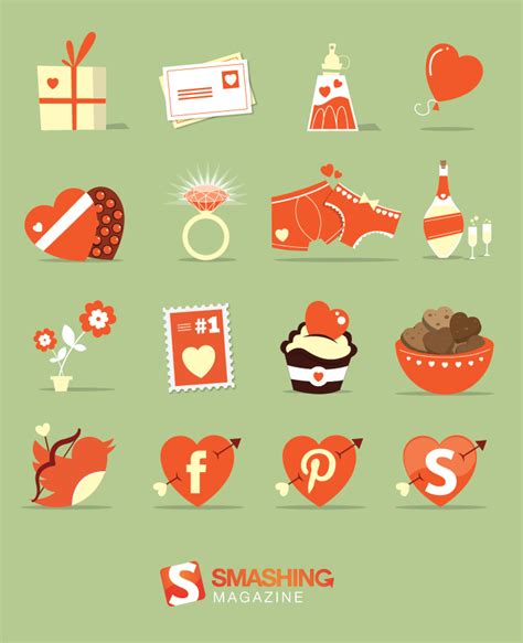 16 Lovely St Valentine’s Day Icons For Free — Smashing