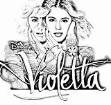 Violetta Série Imprimé sketch template