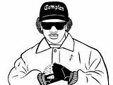 Eazy Coloring Pages Tupac Sketch Draw Getcolorings Clipart Getdrawings Color Paintingvalley Printable sketch template