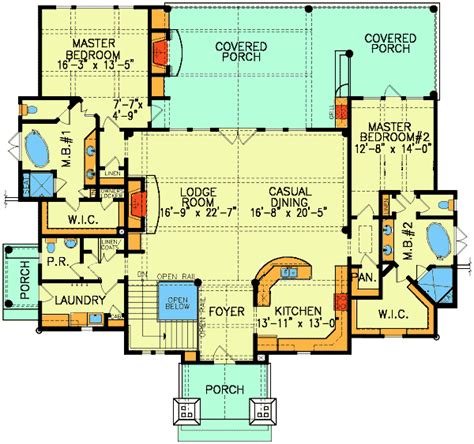 story house plans  master bedroom  ground floor hayes sylvester