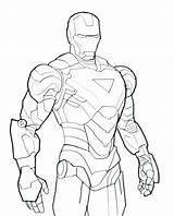 Iron Man Drawing Suit Color Coloring Drawings Pages Paintingvalley sketch template