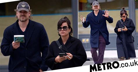 david harbour hams it up as lily allen romance goes from strength to