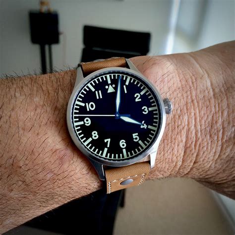 automatic pilots watches  mm diameter pilotwatches wristwatches uhren watches