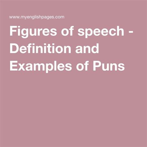 figures  speech definition  examples  puns figure  speech