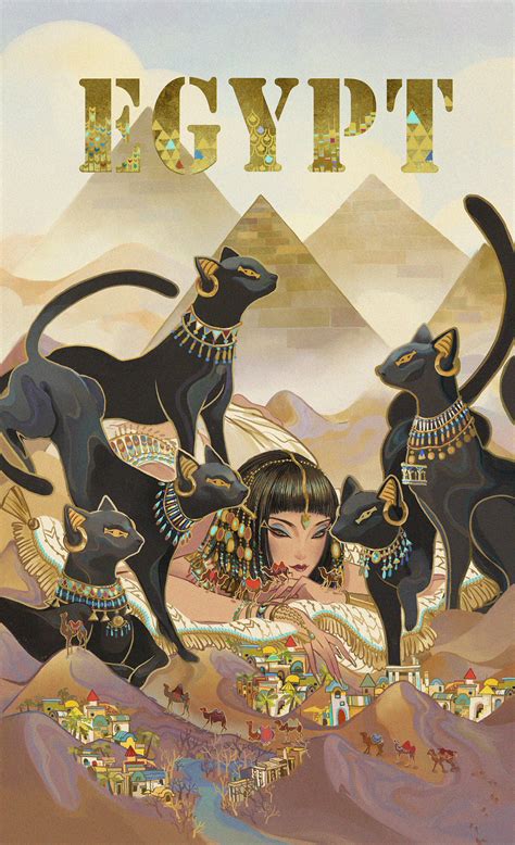 travel poster egypt  behance