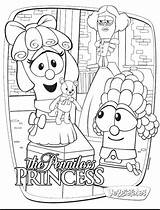 Coloring Pages Veggie Tales Veggietales Princess Penniless God Everywhere Activities Print Blessings Bible Mama Printable Homeschool Sheets Color Template Christmas sketch template