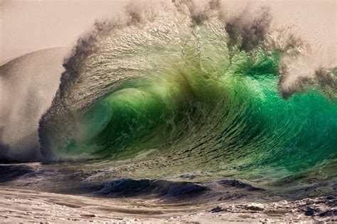 nature landscape sea waves green wallpapers hd desktop  mobile