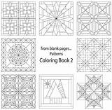 Coloring Pages Quilt Blank Patterns Crazy Printable Templates Print Pattern Template Designs Colouring Quilting Block Adult Choose Board sketch template