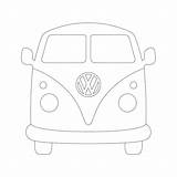 Coloring Pages Camper Wheel Template 5th Volkswagen sketch template