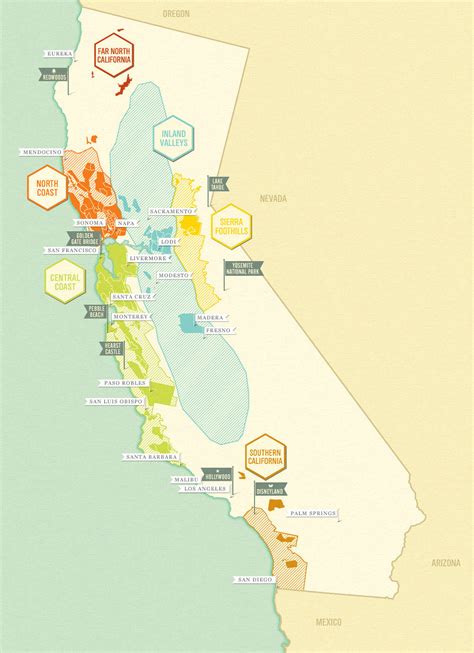 wine map  california maps   web