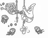Spongebob Coloring Pages Squarepants Printable Kids Online sketch template