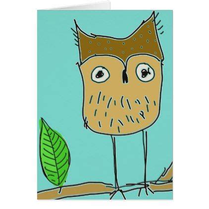 owl   card zazzle   cards owl   cards
