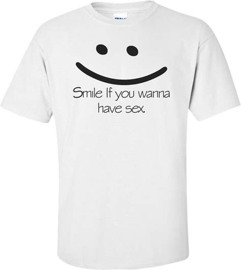 smile if you wanna have sex shirt 2017 brand t shirt homme tees print t