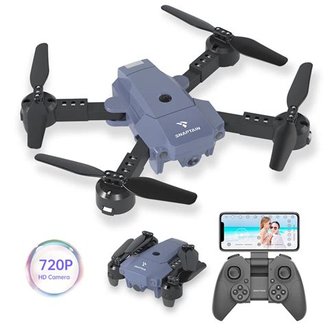 snaptain aat mini foldable drone  p hd camera fpv wifi rc quadcopter blue walmart