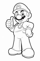 Mario Thumbs Coloring Pages Super Bros Boys Choose Board Party Sheets Jimbo sketch template