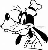 Goofy Face Coloring Pages Nose Side Drawing Big Wecoloringpage Drawings Paintingvalley sketch template