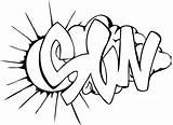 Coloring Graffiti Pages Print Library Clipart sketch template