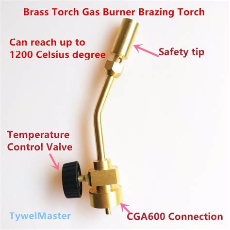 gas burner propane mapp heating torch connection cga unef