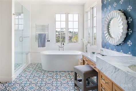 beautiful blue bathrooms    home