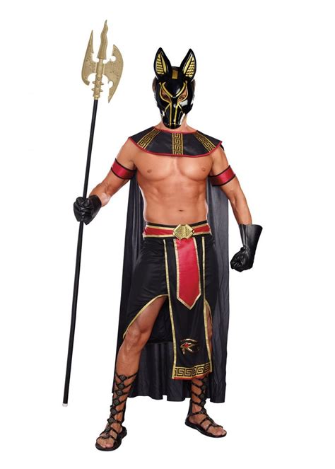 Anubis God Of The Underworld Men Costume Egyptian Costumes