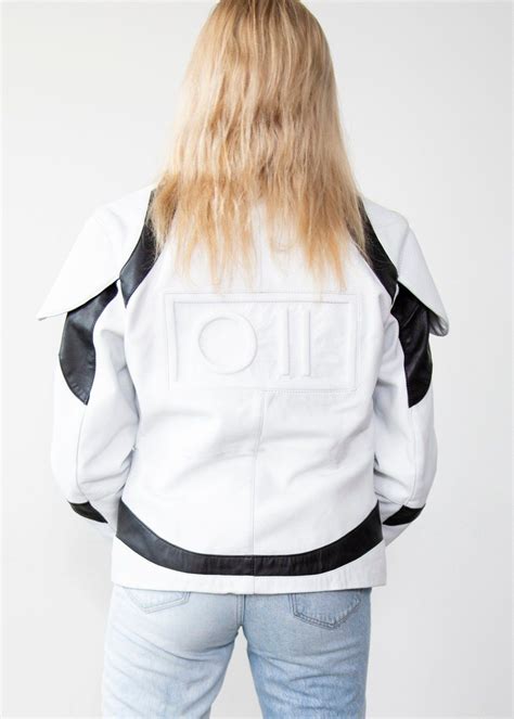 buy womens star wars stormtrooper leather jacket white lucajackets