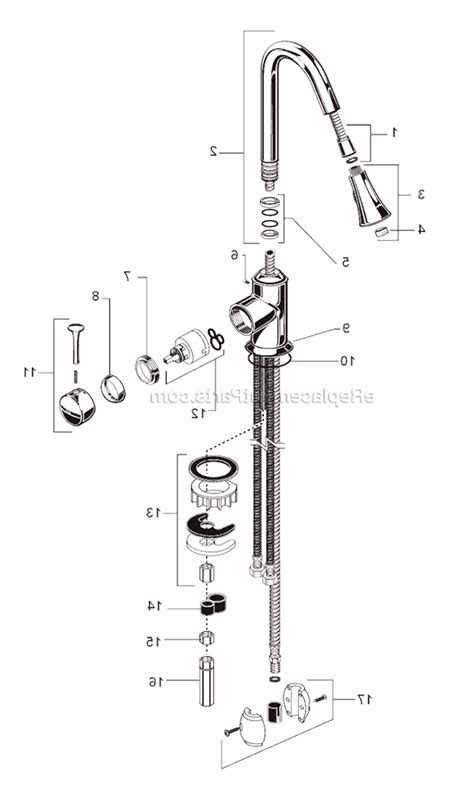 Delta Kitchen Faucet Parts List Aqua Source Faucet Replacement