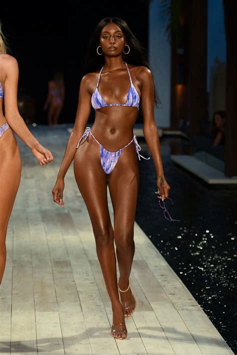 19 Looks We Love On Black Models From Miami Swim Week 2019 Black