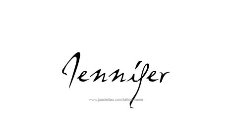 jennifer  tattoo designs