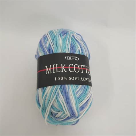 milk cotton small balls variegated yarn colours crafties hobbycraft