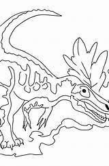 Dinosaurs Allosaurus sketch template