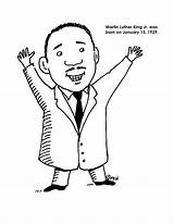 Luther Martin King Jr Coloring Pages Worksheets Kids sketch template