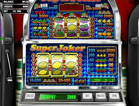 play super joker slots review   video slot machines