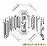 Ohio State Coloring Football Pages Buckeyes Template Color Buckeye Block Stencil Drawings Printable University Letters Colors Crafts Kids Kleurplaten Birthday sketch template