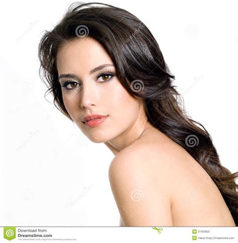 beautiful sexy woman with long hair royalty free stock