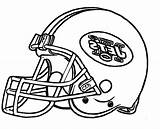 Coloring Pages Football Nfl Helmet York Jets College Printable Giants Drawing Steelers Yankees Logo Cowboys Dallas Seahawks Panthers Helmets Players sketch template