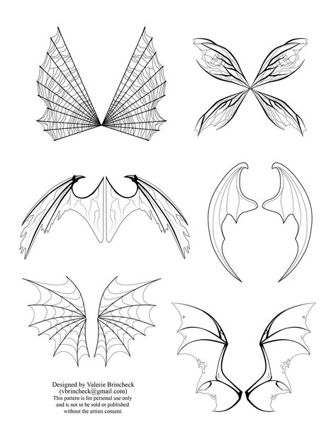 wing templates fairy wings drawing wings drawing drawings