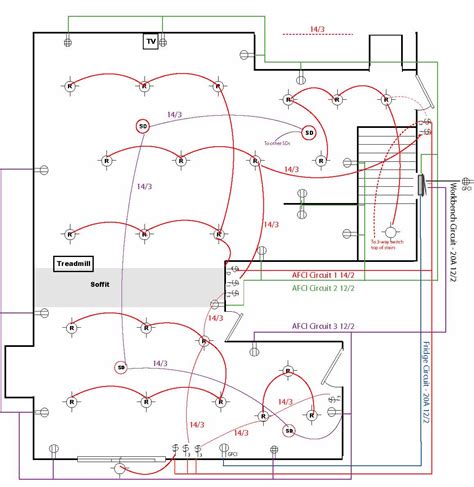 home wiring plans floor plans