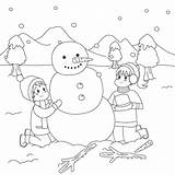 30seconds Snowmen Snowy Holiday sketch template