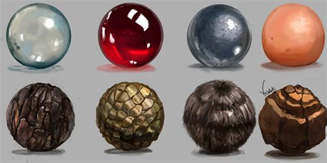artstation textures material study texture balls